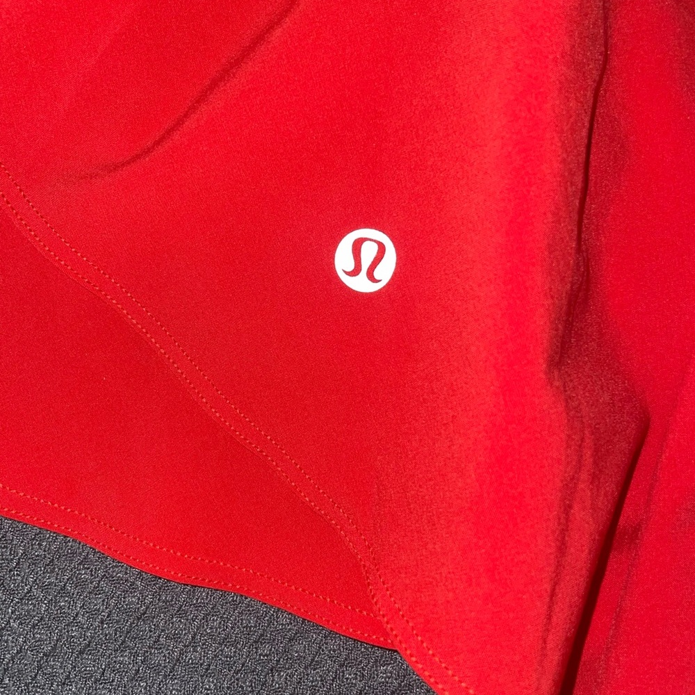 Lululemon Court Rival 14” Skirt in a vibrant Coral color - Picture 7 of 12